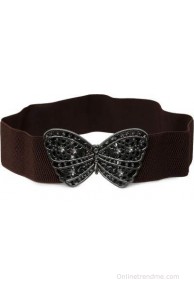 Gen Women Casual Brown Artificial Leather Belt(Brown)